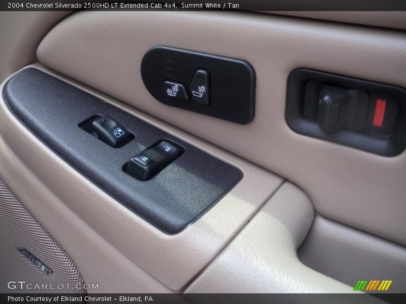 Summit White / Tan 2004 Chevrolet Silverado 2500HD LT Extended Cab 4x4