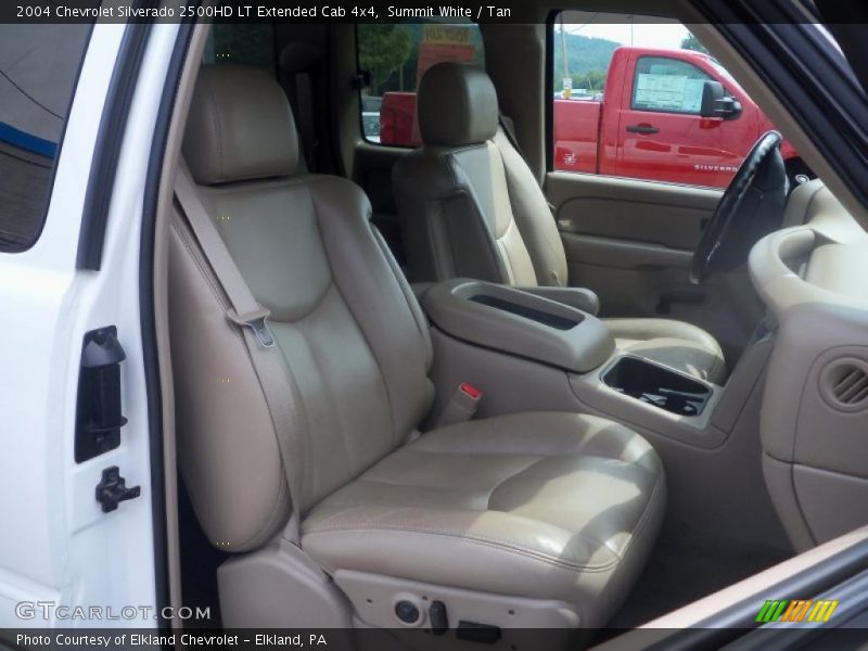 Summit White / Tan 2004 Chevrolet Silverado 2500HD LT Extended Cab 4x4
