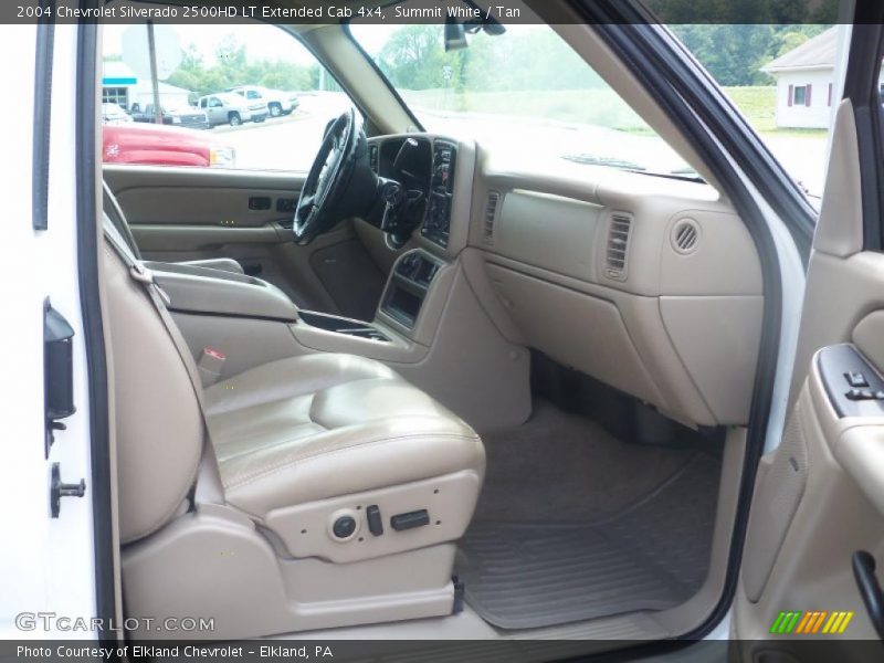 Summit White / Tan 2004 Chevrolet Silverado 2500HD LT Extended Cab 4x4