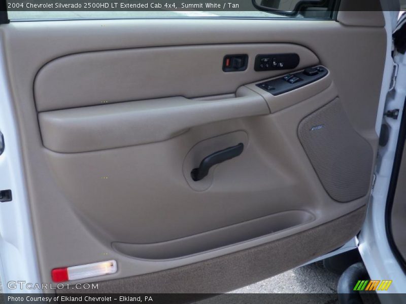 Summit White / Tan 2004 Chevrolet Silverado 2500HD LT Extended Cab 4x4