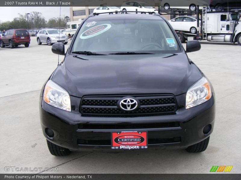 Black / Taupe 2007 Toyota RAV4 I4
