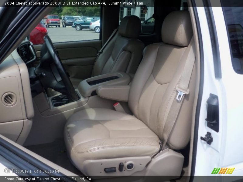 Summit White / Tan 2004 Chevrolet Silverado 2500HD LT Extended Cab 4x4
