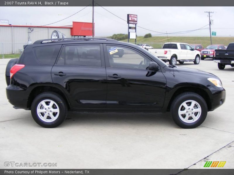 Black / Taupe 2007 Toyota RAV4 I4