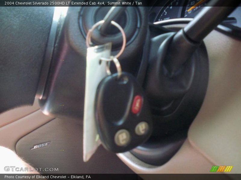Summit White / Tan 2004 Chevrolet Silverado 2500HD LT Extended Cab 4x4