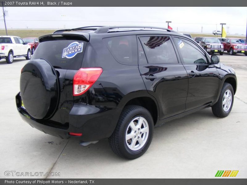 Black / Taupe 2007 Toyota RAV4 I4