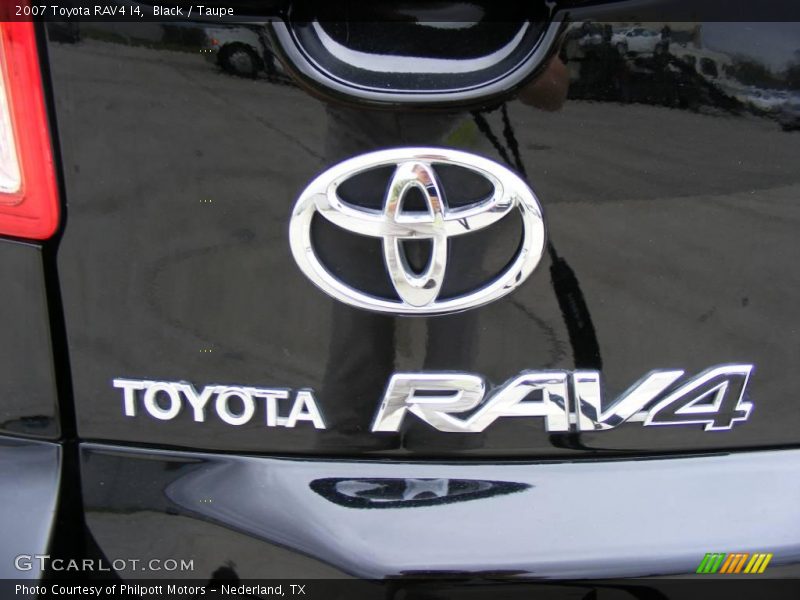 Black / Taupe 2007 Toyota RAV4 I4