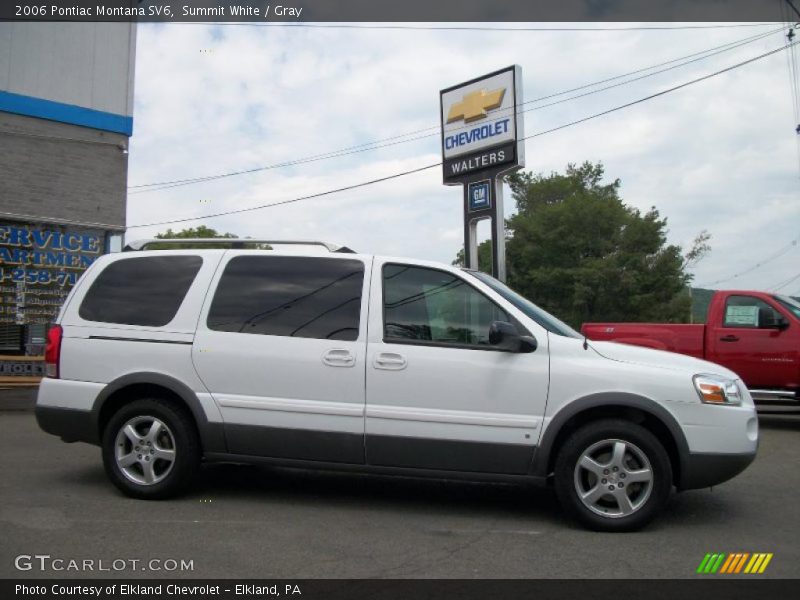 Summit White / Gray 2006 Pontiac Montana SV6