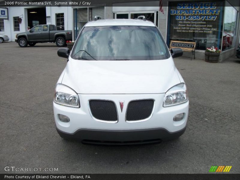 Summit White / Gray 2006 Pontiac Montana SV6