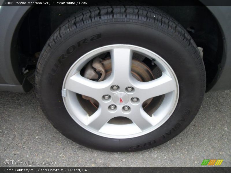 Summit White / Gray 2006 Pontiac Montana SV6