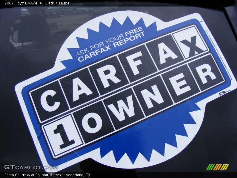 Black / Taupe 2007 Toyota RAV4 I4