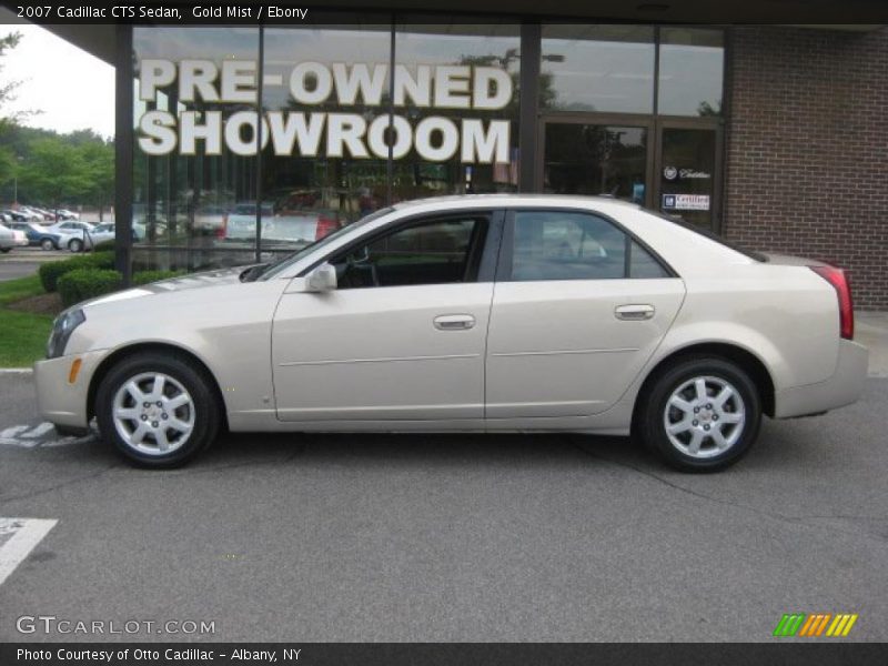 Gold Mist / Ebony 2007 Cadillac CTS Sedan
