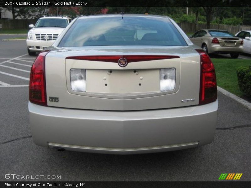 Gold Mist / Ebony 2007 Cadillac CTS Sedan