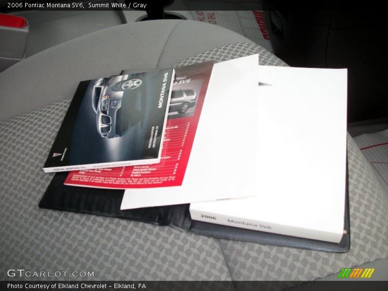 Summit White / Gray 2006 Pontiac Montana SV6