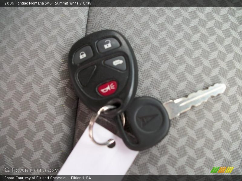 Summit White / Gray 2006 Pontiac Montana SV6