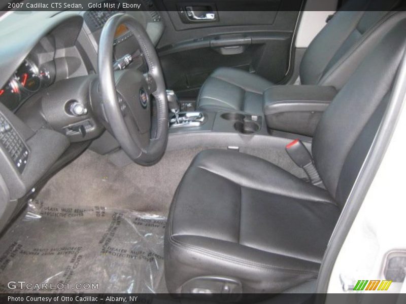 Gold Mist / Ebony 2007 Cadillac CTS Sedan