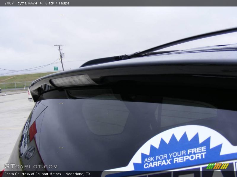 Black / Taupe 2007 Toyota RAV4 I4