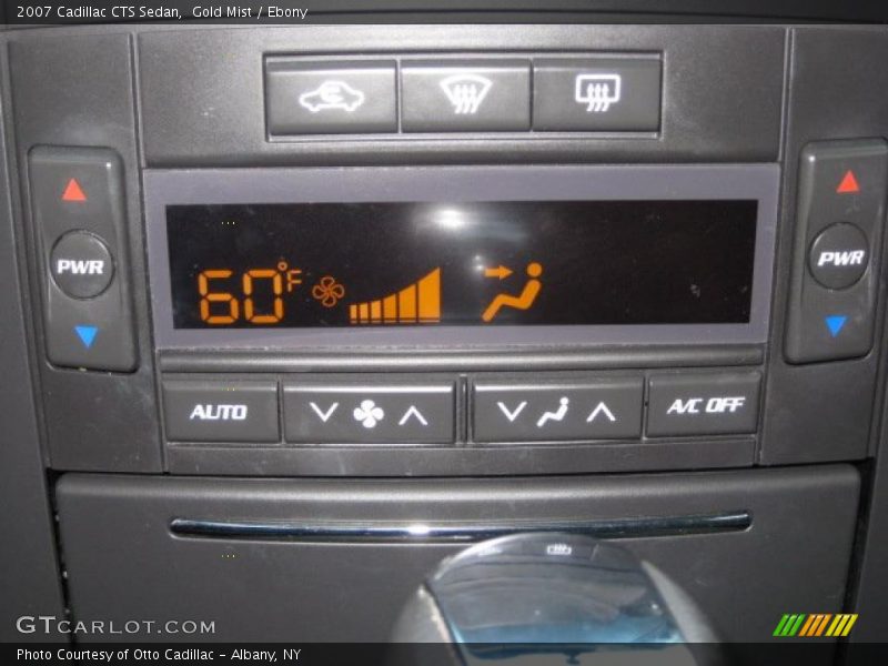 Gold Mist / Ebony 2007 Cadillac CTS Sedan