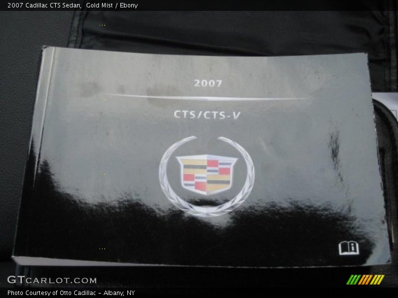 Gold Mist / Ebony 2007 Cadillac CTS Sedan