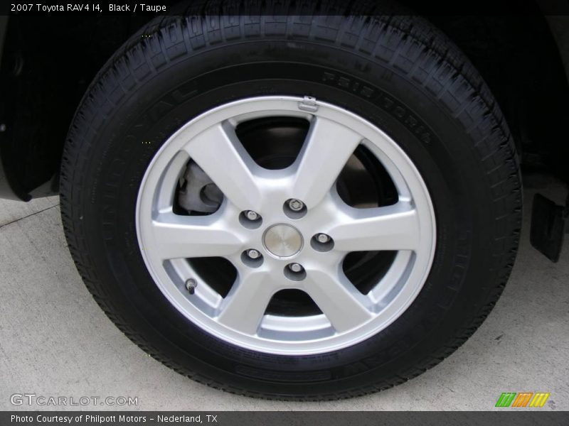 Black / Taupe 2007 Toyota RAV4 I4