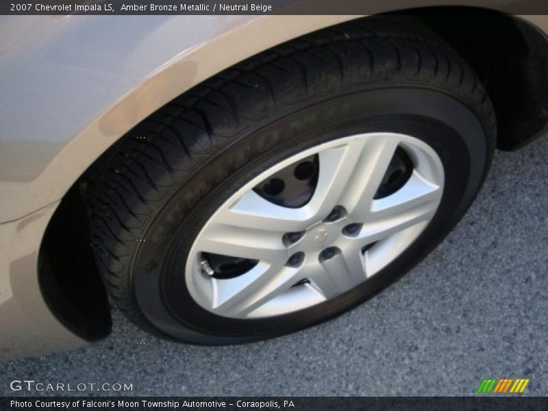 Amber Bronze Metallic / Neutral Beige 2007 Chevrolet Impala LS