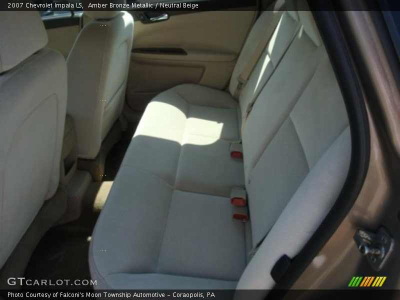 Amber Bronze Metallic / Neutral Beige 2007 Chevrolet Impala LS