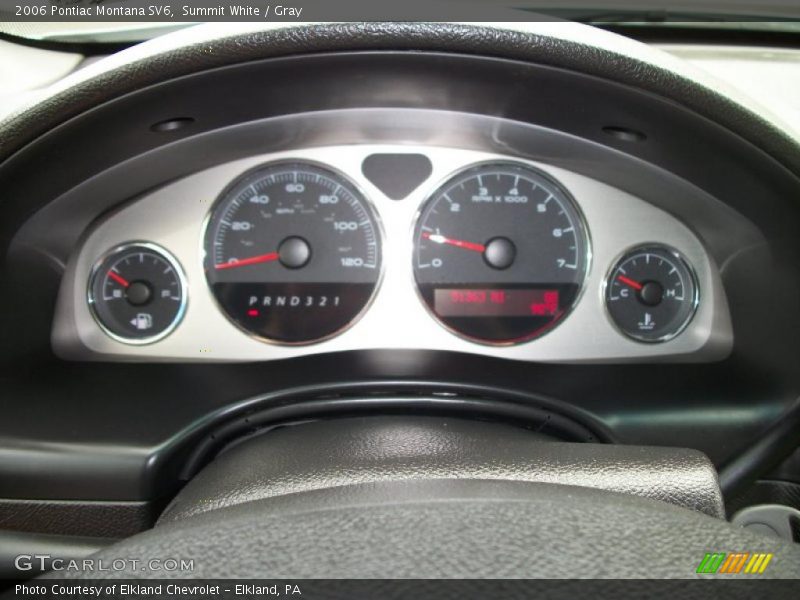 Summit White / Gray 2006 Pontiac Montana SV6