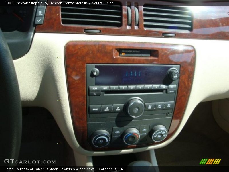 Amber Bronze Metallic / Neutral Beige 2007 Chevrolet Impala LS