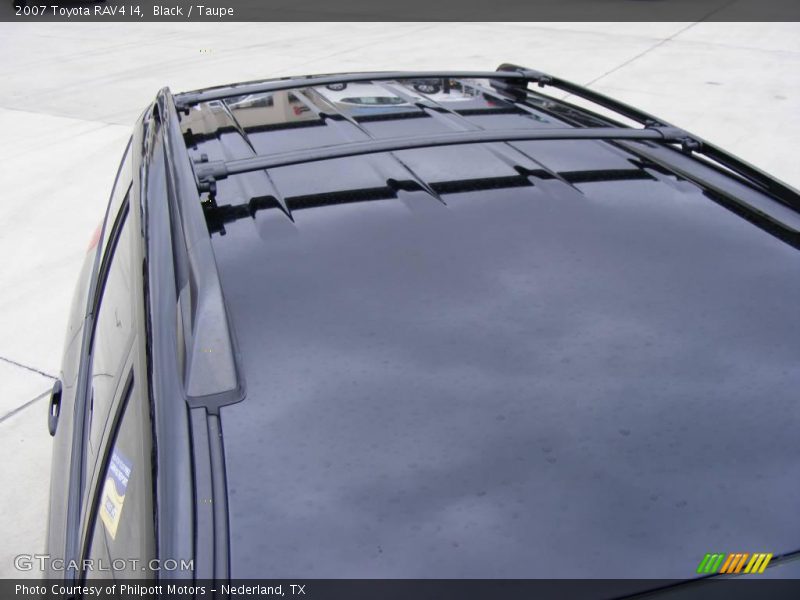 Black / Taupe 2007 Toyota RAV4 I4