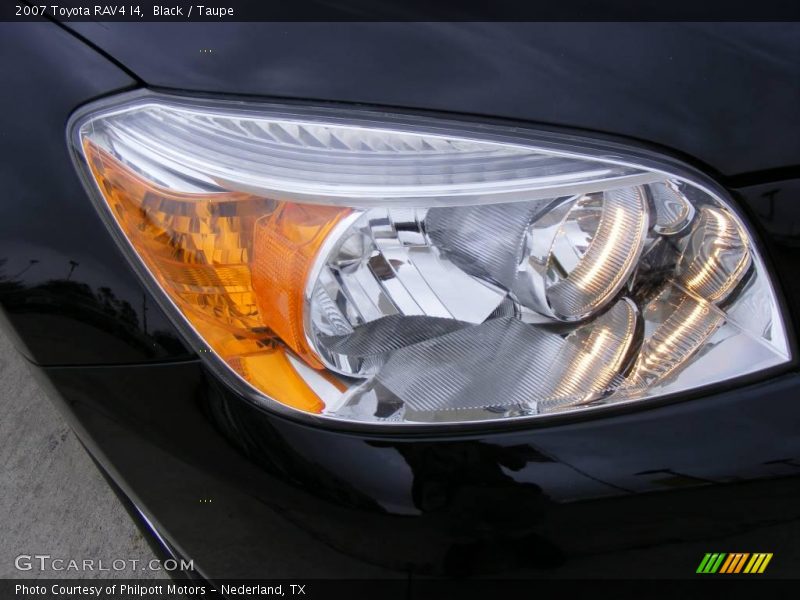 Black / Taupe 2007 Toyota RAV4 I4