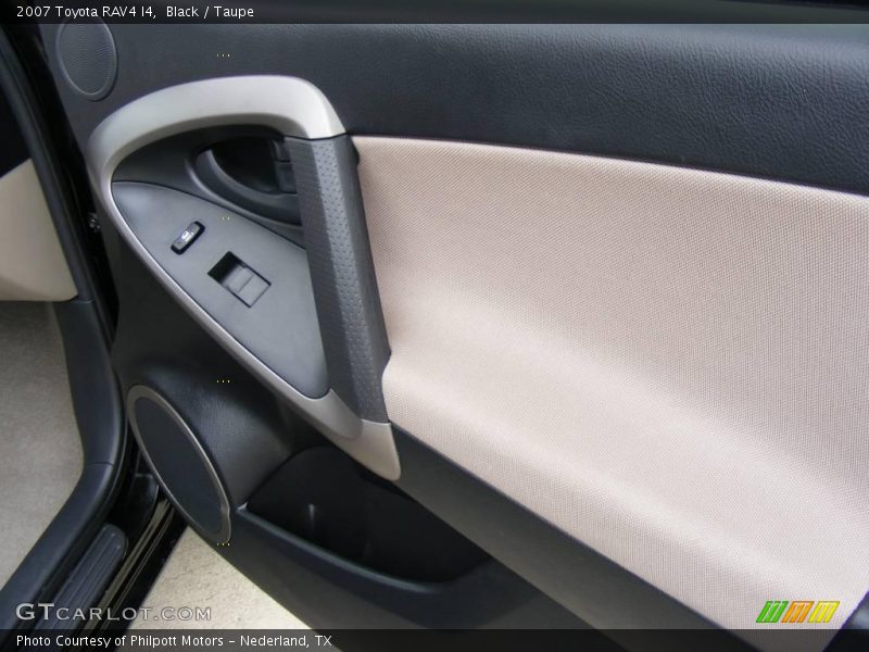 Black / Taupe 2007 Toyota RAV4 I4