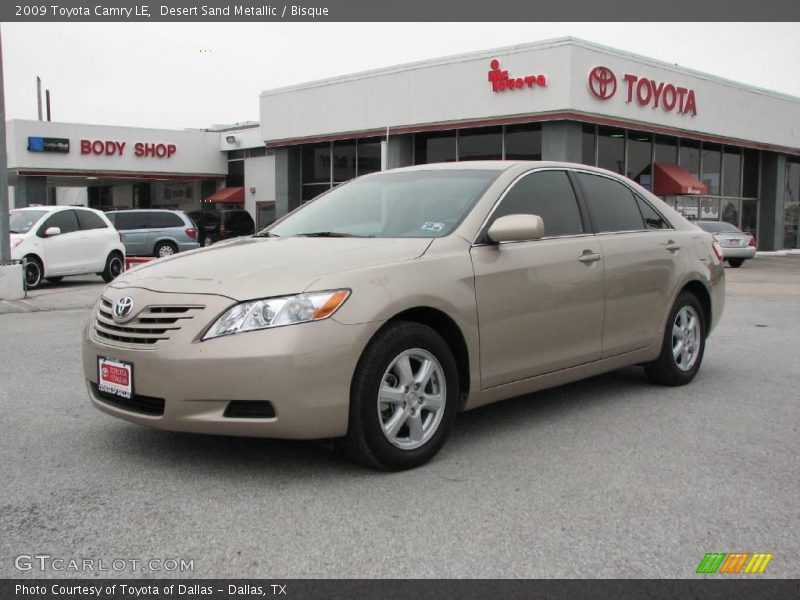 Desert Sand Metallic / Bisque 2009 Toyota Camry LE