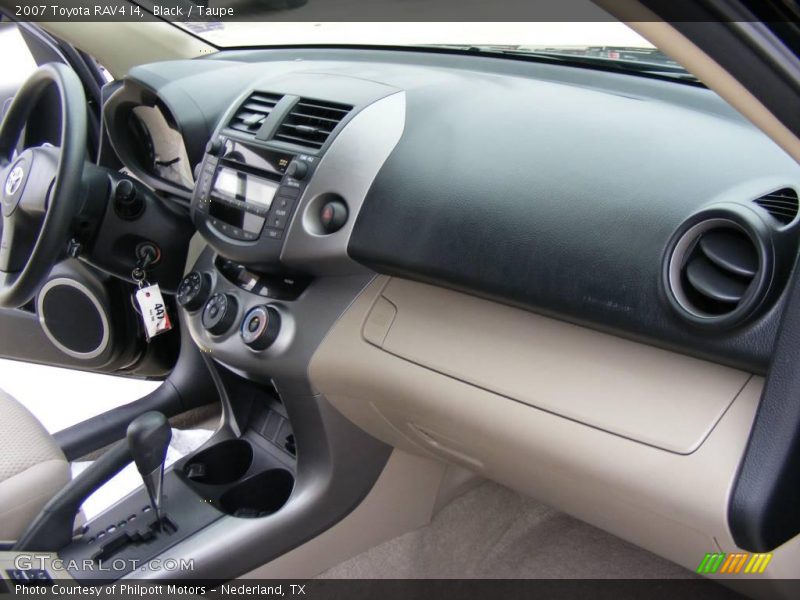 Black / Taupe 2007 Toyota RAV4 I4