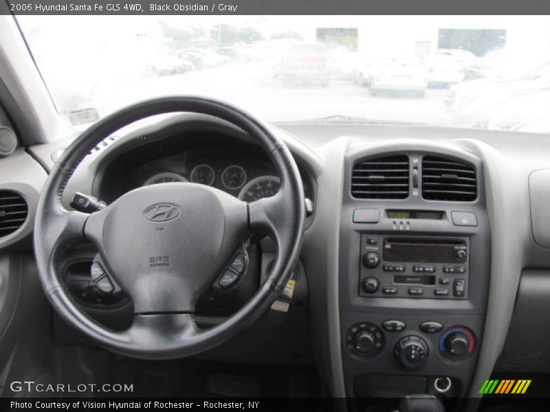 Black Obsidian / Gray 2006 Hyundai Santa Fe GLS 4WD