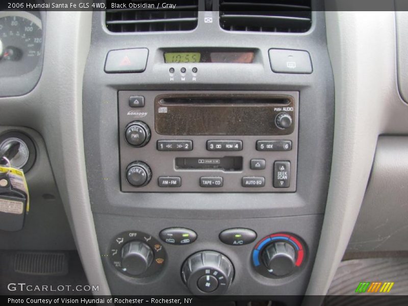 Black Obsidian / Gray 2006 Hyundai Santa Fe GLS 4WD