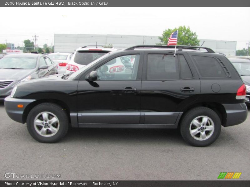 Black Obsidian / Gray 2006 Hyundai Santa Fe GLS 4WD