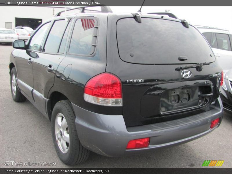 Black Obsidian / Gray 2006 Hyundai Santa Fe GLS 4WD