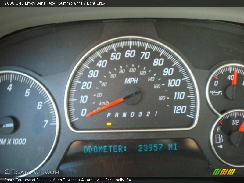 Summit White / Light Gray 2008 GMC Envoy Denali 4x4