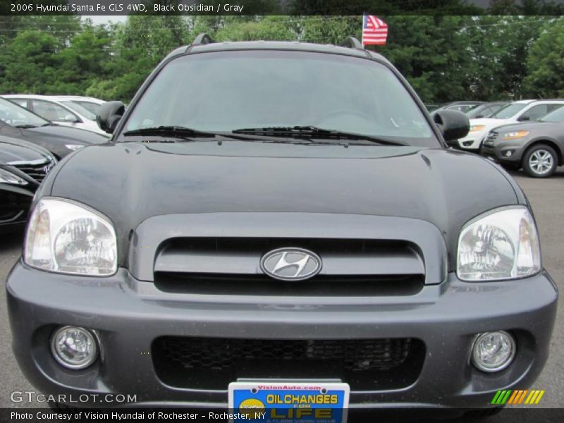 Black Obsidian / Gray 2006 Hyundai Santa Fe GLS 4WD