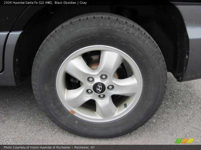 Black Obsidian / Gray 2006 Hyundai Santa Fe GLS 4WD