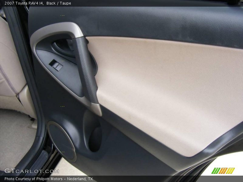 Black / Taupe 2007 Toyota RAV4 I4