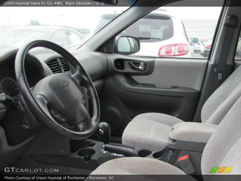 Black Obsidian / Gray 2006 Hyundai Santa Fe GLS 4WD