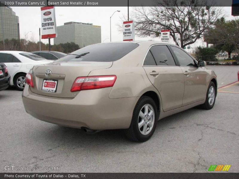 Desert Sand Metallic / Bisque 2009 Toyota Camry LE