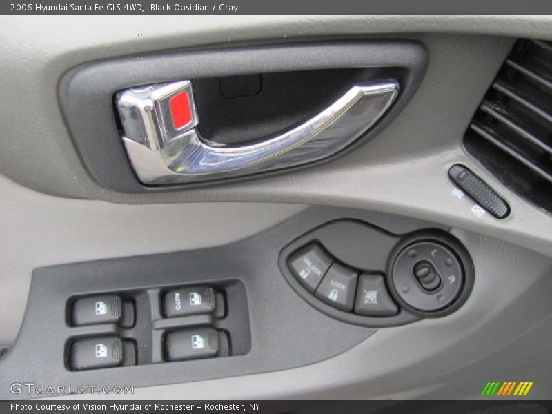 Black Obsidian / Gray 2006 Hyundai Santa Fe GLS 4WD