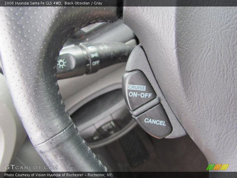 Black Obsidian / Gray 2006 Hyundai Santa Fe GLS 4WD