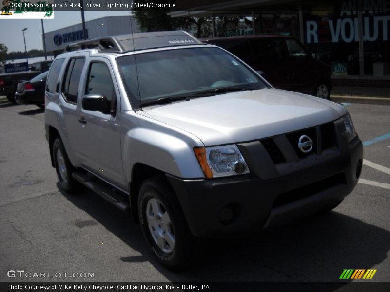 Silver Lightning / Steel/Graphite 2008 Nissan Xterra S 4x4