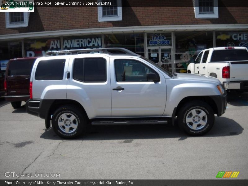 Silver Lightning / Steel/Graphite 2008 Nissan Xterra S 4x4