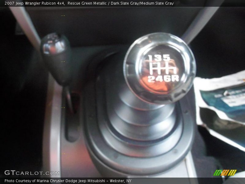 Rescue Green Metallic / Dark Slate Gray/Medium Slate Gray 2007 Jeep Wrangler Rubicon 4x4