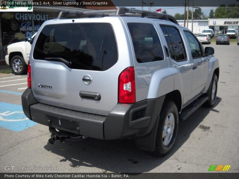 Silver Lightning / Steel/Graphite 2008 Nissan Xterra S 4x4