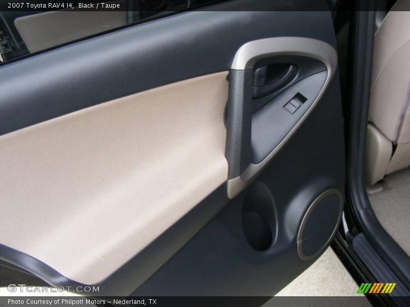 Black / Taupe 2007 Toyota RAV4 I4