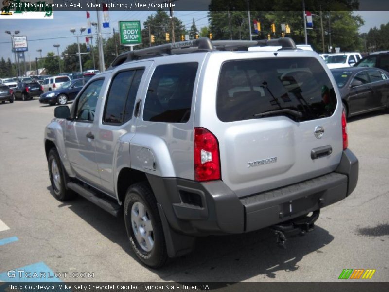 Silver Lightning / Steel/Graphite 2008 Nissan Xterra S 4x4